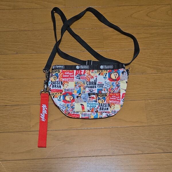 Kellogg's ケロッグ LeSportsac レスポートサック ショルダーバッグ ポーチ ポシェット コラボ