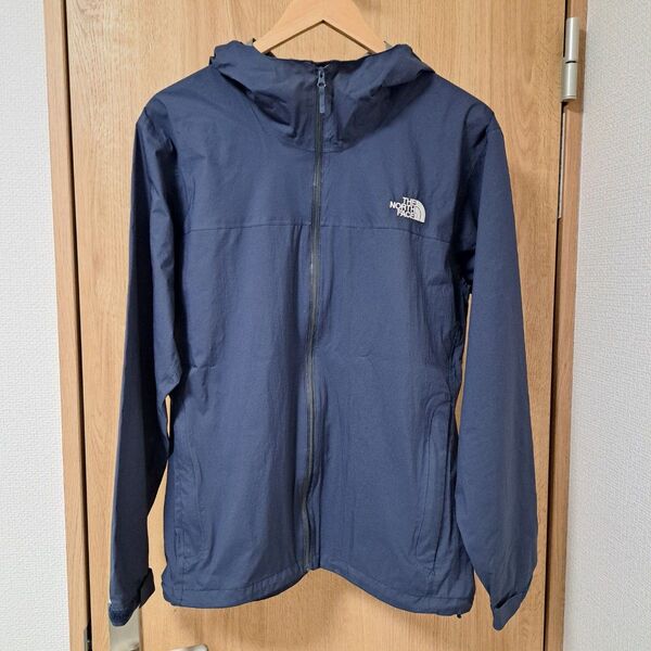 ノースフェイス ベンチャージャケット メンズL ネイビー マウンテンパーカー 傷汚れ有り THE NORTH FACE