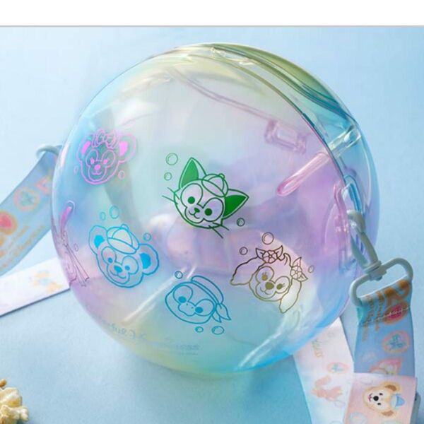 カラフルハピネス ポップコーンバケツ 未使用 ディズニー シー グッズ