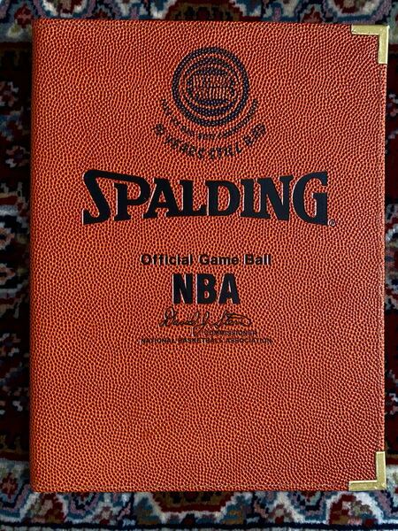 【レア】NBAオフィシャルノートパッド バインダー SPALDING