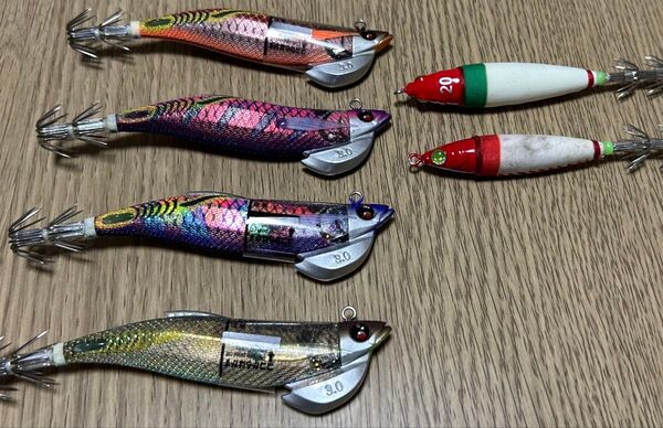 DUEL デュエル イージーQ フィンプラスTR 3.0号 4個セット 鉛スッテ 15号 20号 2個付き
