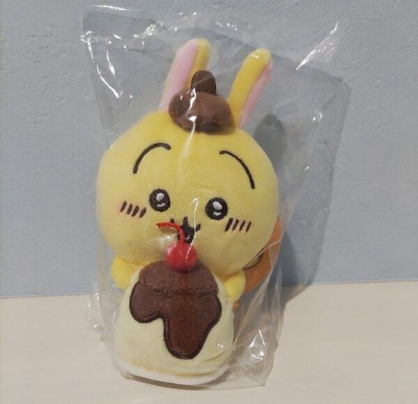 ちいかわサンリオ デスクトップから見守るひっかけぬいぐるみ うさぎポムポムプリン