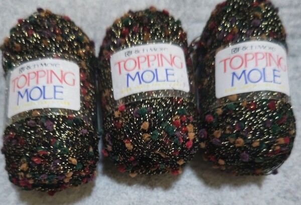ハマナカリッチモア トッピングモール 3玉セット 毛糸