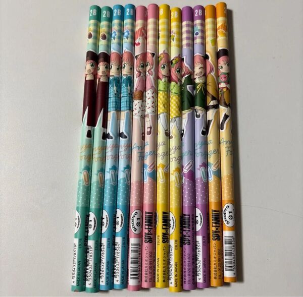 スパイファミリー アーニャ 2B鉛筆 12本セット