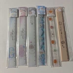 キャラクター柄 定規 6本セット まとめ売り 可愛い ものさし