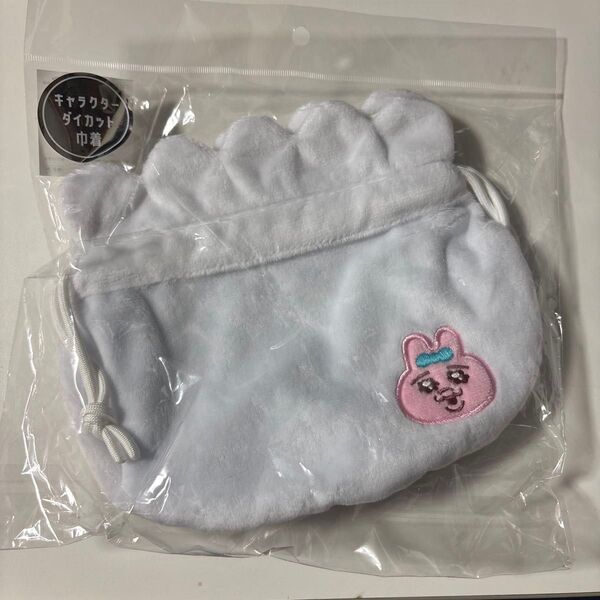 おぱんちゅうさぎ キャラクターダイカット巾着袋 小物入れ
