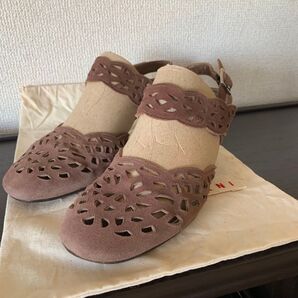マルニ MARNI 37/24cmサンダルスカラップ