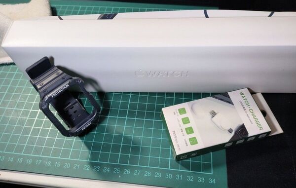 アップルウォッチ8 GPSモデル applewatch series8 45mm アルミニウム ミッドナイトスポーツバンド