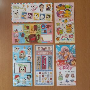 【新品未使用】NHKキャラクターシール 6枚セット ななみちゃん/どーもくん/ぐ~チョコランタン/こばと。