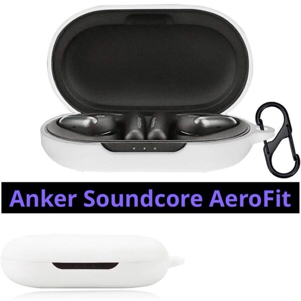 Anker Soundcore AeroFitイヤホンケース 紛失防止 傷防止 ワイヤレス bluetooth イヤホン