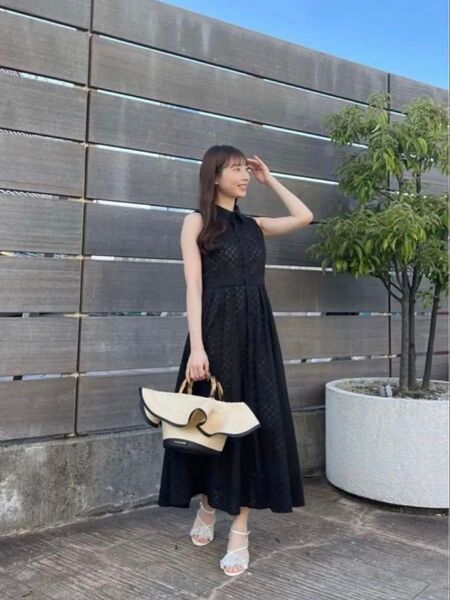 JILL by JILLSTUART ジルバイジルスチュアート コットンカットワーク ワンピース