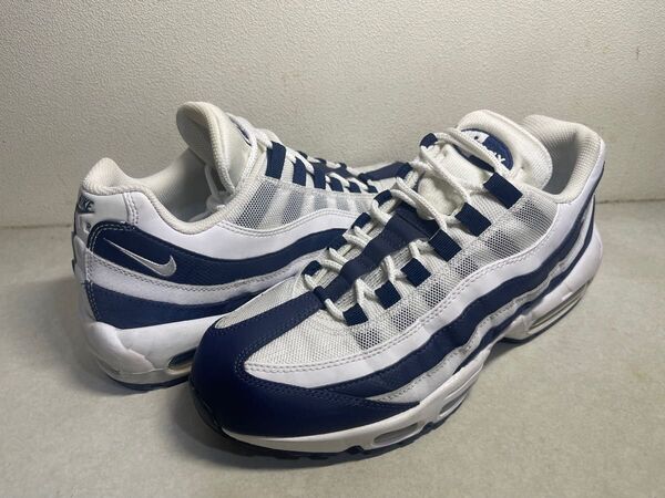 NIKE AIR MAX 95 ESSENTIAL ミッドナイト ネイビー US10 USED 美品 CI3705-400