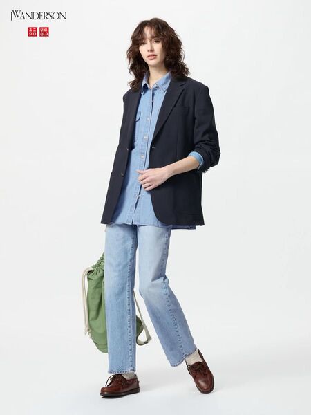 ユニクロ / JW ANDERSON ストレートジーンズ 65ブルー 30inch 新品未使用