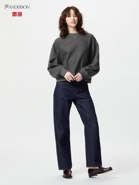 ユニクロ / JW ANDERSON ストレートジーンズ 69ネイビー 30inch 中古美品