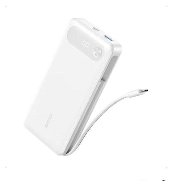 Anker Power Bank (20000mAh, 87W, Built-In USB-C ケーブル)