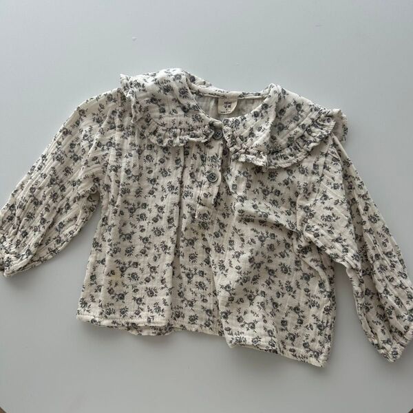 mimimarket blouse ブラウス 花柄 韓国子供服 monbebe aosta nunubiel