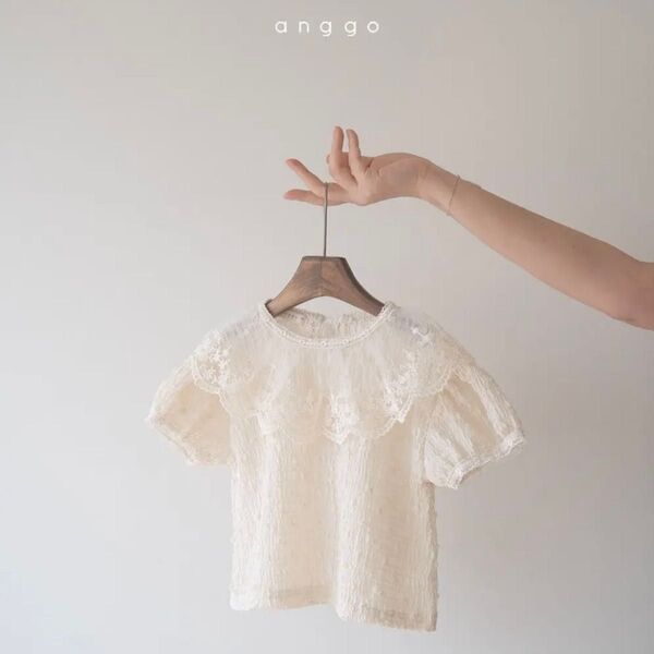 anggo honey blouse ブラウス 新品 韓国子供服 monbebe aosta anneshirley