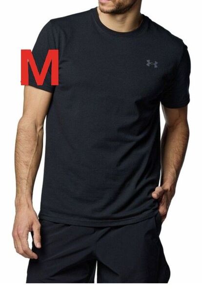 アンダーアーマー チャージド コットン 半袖 Tシャツ ブラック M