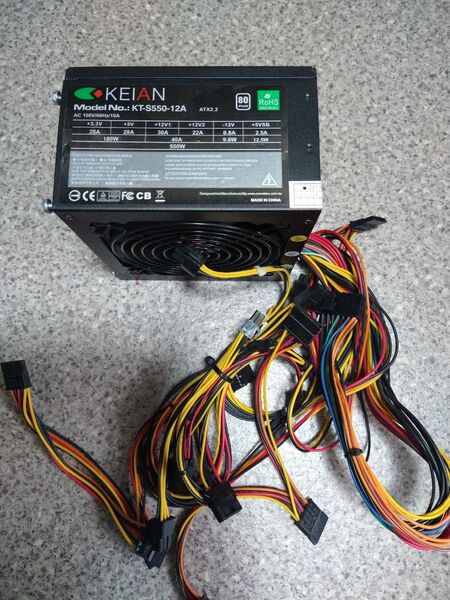 KEIAN 電源ユニット KT-S550-12A 550W