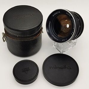 ミノルタ ロッコール 28mm AUTO W.ROKKOR-SG 28mm F3.5 専用ケース付き OLD MINOLTA