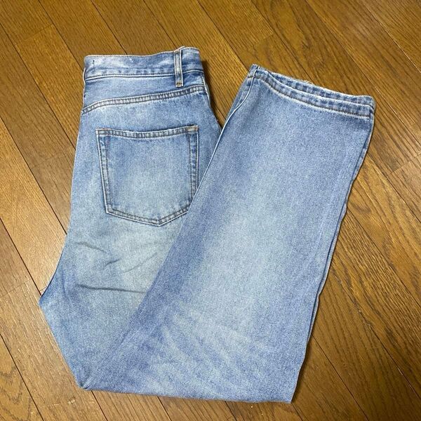 kutir デニムパンツ ジーンズ Lサイズ 幅広ストレート