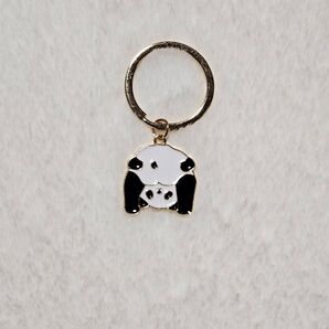 パンダ メタルチャーム キーホルダー