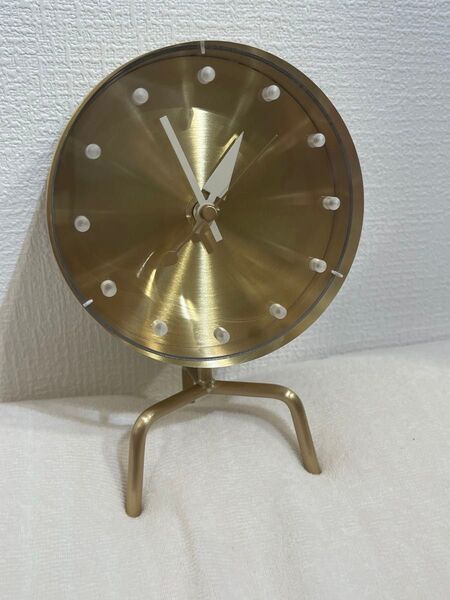 新品 George Nelson Desk Clock ジョージネルソン ヴィトラ トライポッド クロック 置時計 vitra