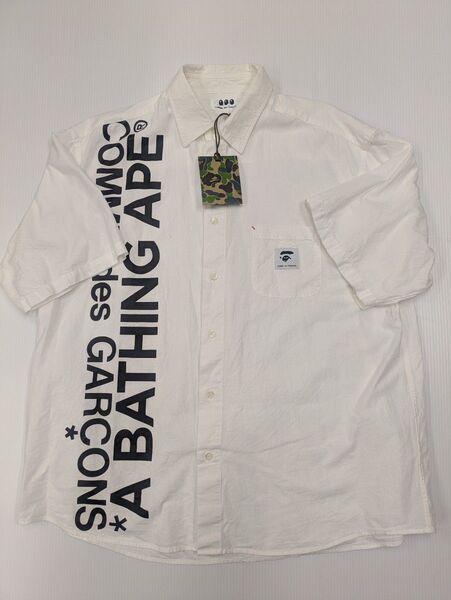 A BATHING APE COMME des GARCONS SHIRT 半袖シャツ