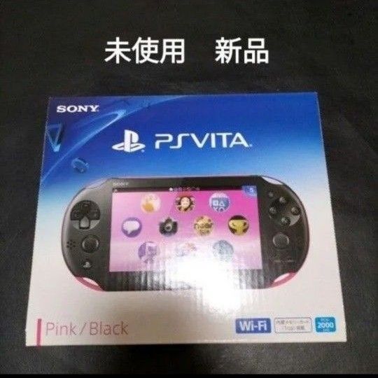 ps vita psvita 未使用 新品 付属品完備pch2000 ピンク/ブラック