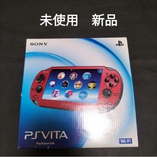 ps vita psvita 未使用 新品 付属品完備pch1000 コスミックレッド レッド red