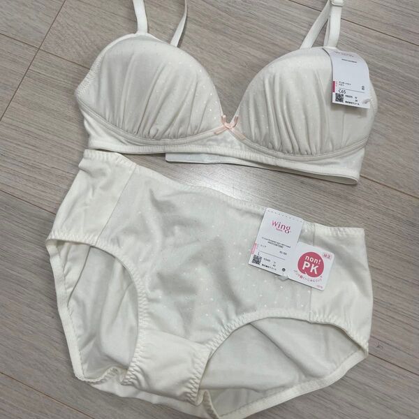新品 Wing Teen ワコール ウイングティーン ショーツ ブラジャー 上下セット