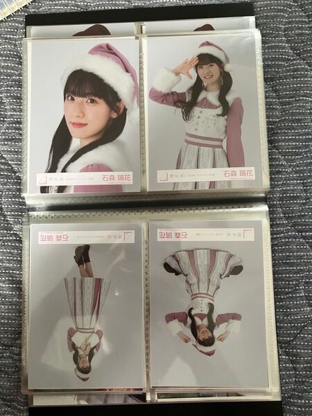櫻坂46 石森璃花 生写真 クリスマス衣装 4枚セット