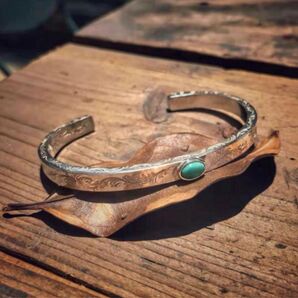 メンズ アクセサリー ターコイズ バングル ブレスレット