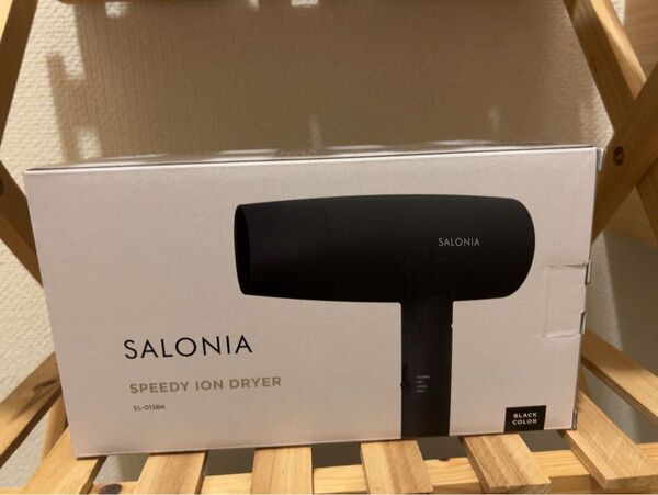 【新品未開封品】SALONIA SPEEDY ION DRYER SL-013BK ドライヤー ブラック