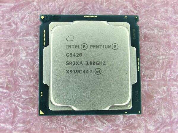 CPU Intel pentium g5420 中古動作品