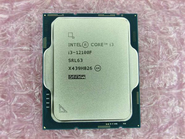 CPU Intel Core i3-12100F 中古動作品