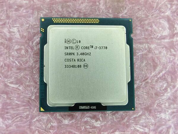 CPU Intel Core i7-3770 中古動作品