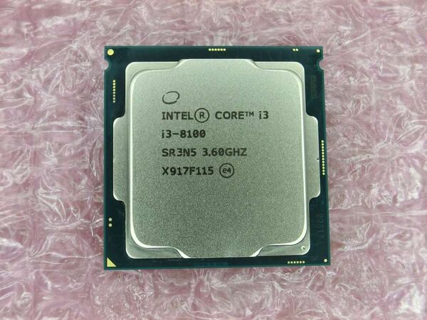 CPU Intel Core i3-8100 中古動作品