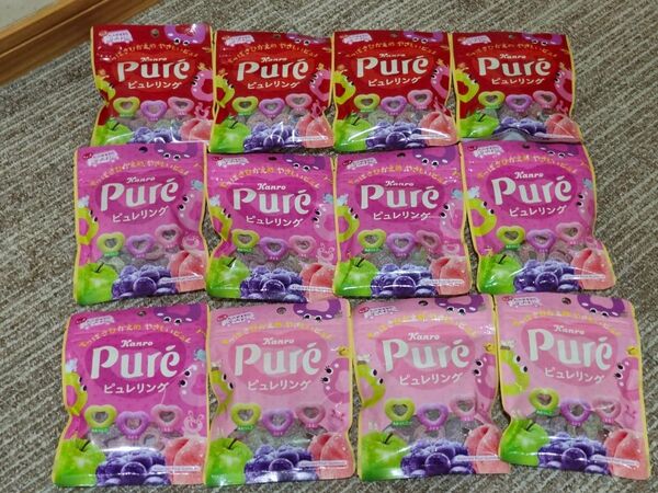 Kanro Pure ピュレリング 63g6袋入り×2箱の合計12個 カンロ