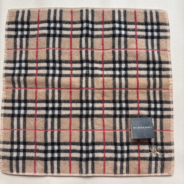 BURBERRY バーバリー タオルハンカチ チェック 綿100