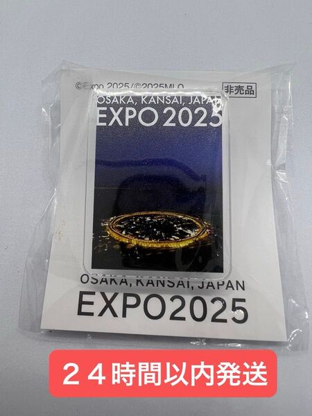 非売品・新品未使用 ピンバッジ万博会場限定 1個 即決可 大屋根リング夜景