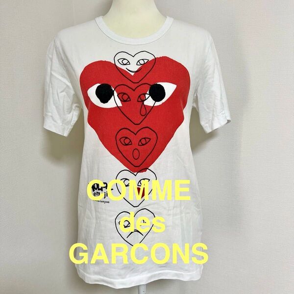 COMME des GARCONS プレイコムデギャルソン TシャツM