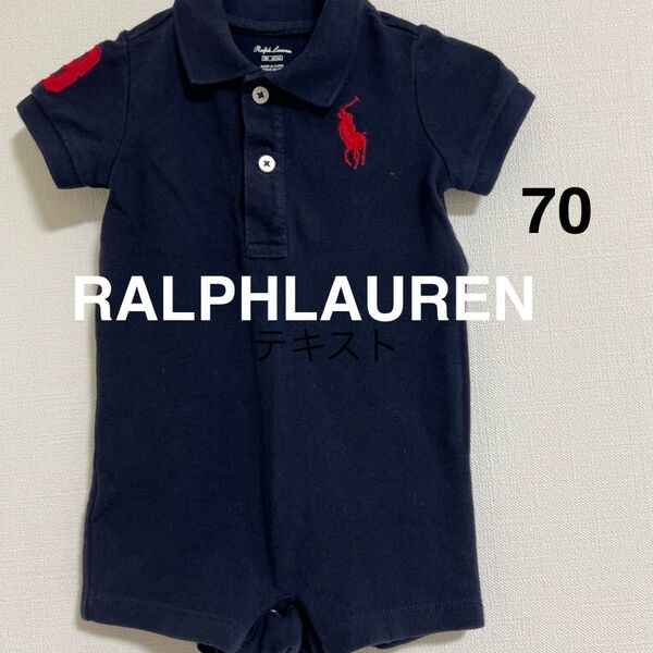 RALPH LAUREN ベビー服 70 ネイビー3M60