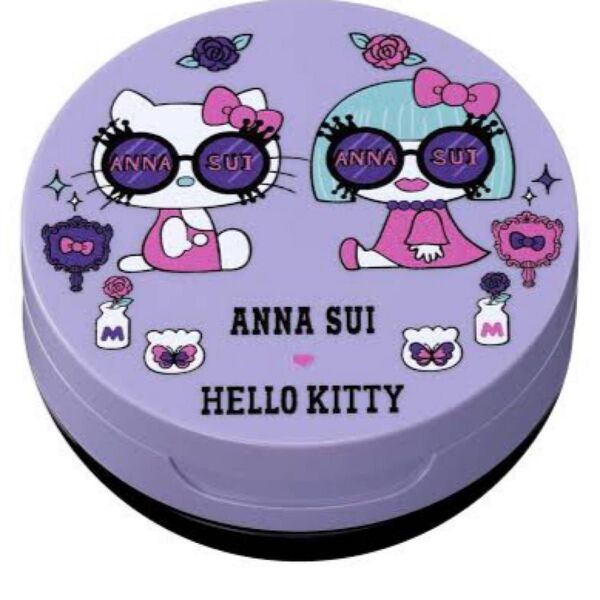 アナスイ ANNA SUI ハローキティ クリスマスコフレ ルースフェイスパウダーミニ ライトパープル