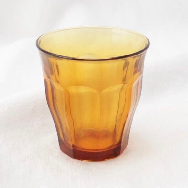 アンバー色 DURALEX デュラレックス グラス 250ml PICARDIE ピカルディ 強化ガラス