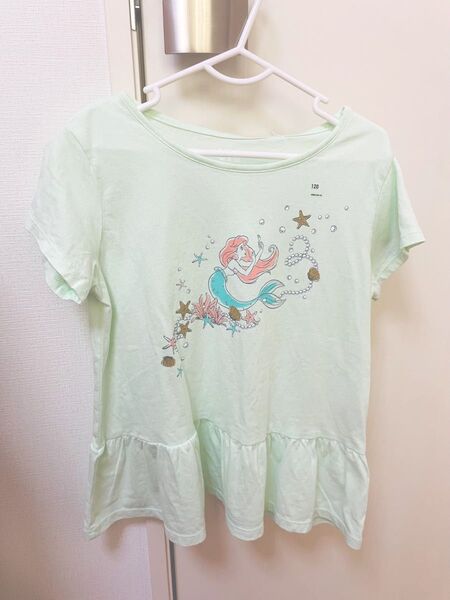 新品未使用 ユニクロ ディズニー アリエル 半袖Tシャツ 120