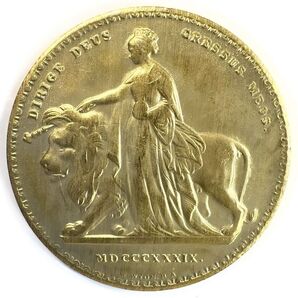 ウナとライオン ヴィクトリア女王 5ポンド金貨 1839年 レプリカコイン
