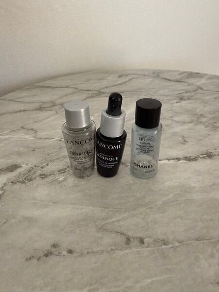 3個セット LANCOME CHANEL 化粧水 美容液 空き容器