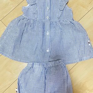 BeBe 夏服セットアップ(80センチ)