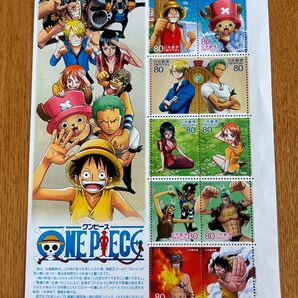 ② ワンピース切手シート アニメ ヒーロー ヒロイン 第15集 ONE PIECE